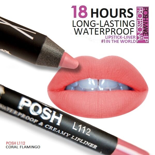 L112 "Coral Flamingo" MATTE LIPSTICK (LIP PENCIL)